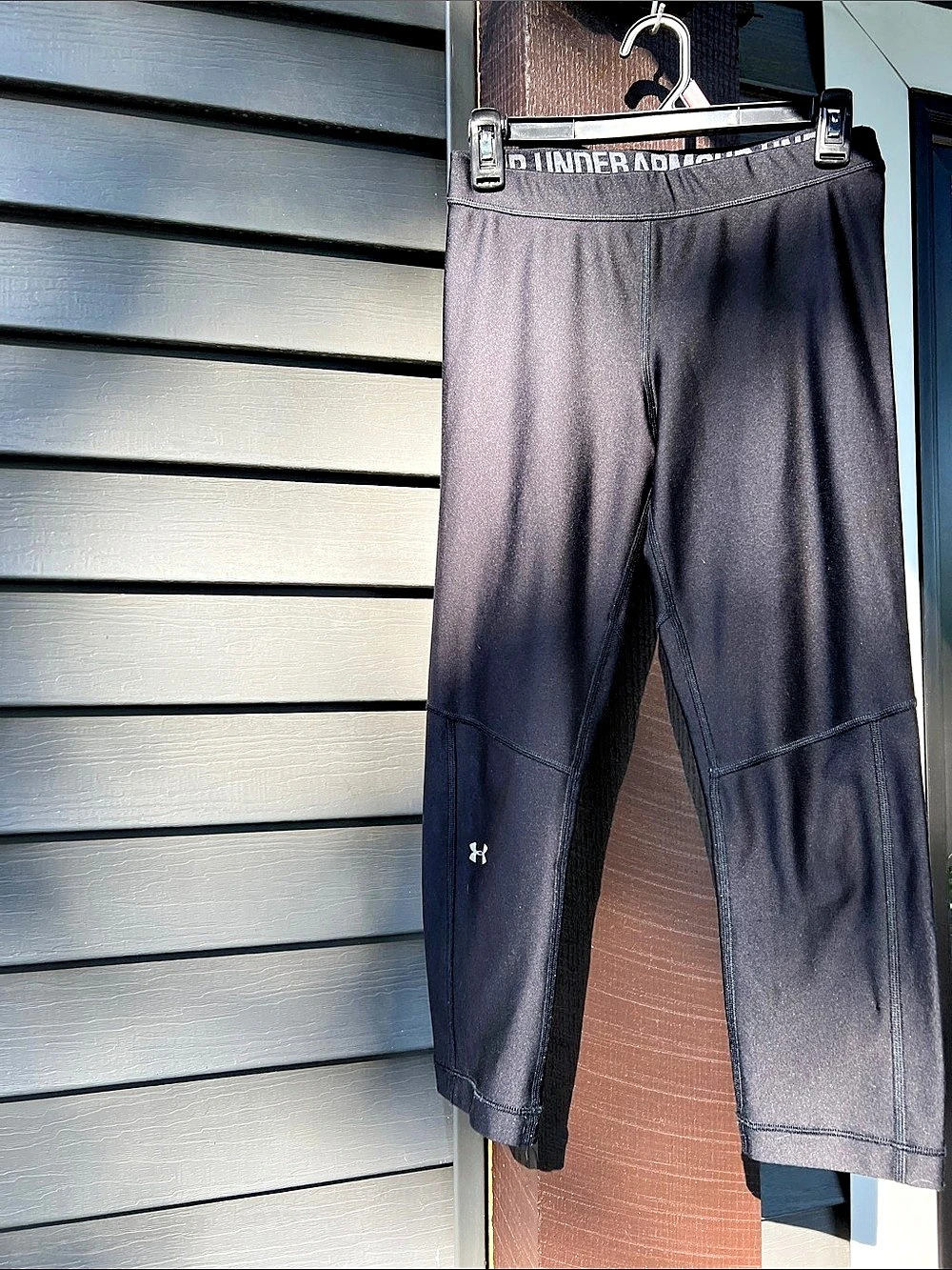 Under Armour HeatGear Leggings in Black Medium